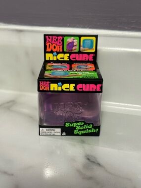 🌲Nee Doh Nice Cube Super Solid Squish - Purple